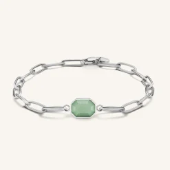 Geometric Gemstone Bracelet