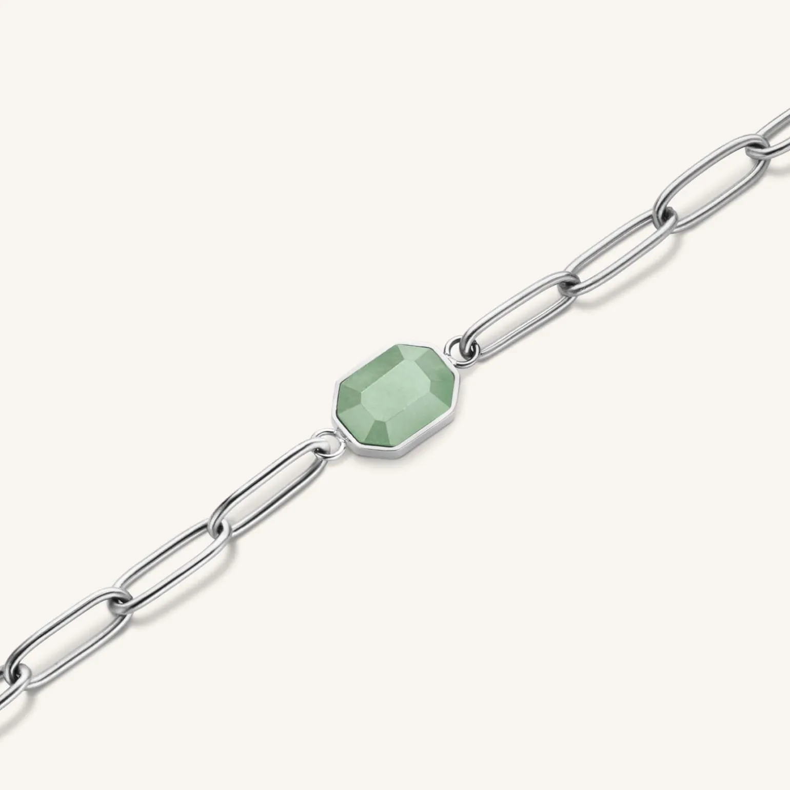 Geometric Gemstone Bracelet