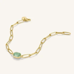 Geometric Gemstone Bracelet