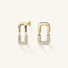 Half Studs Earrings