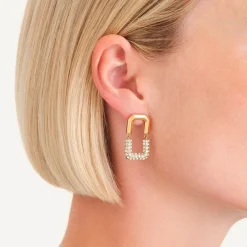 Half Studs Earrings