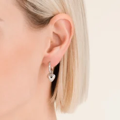 Heart Pendant Earrings