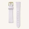 Lilac Nubuck Gold Strap