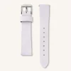 Lilac Nubuck Silver Strap
