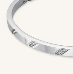 Lines Crystals Bangle