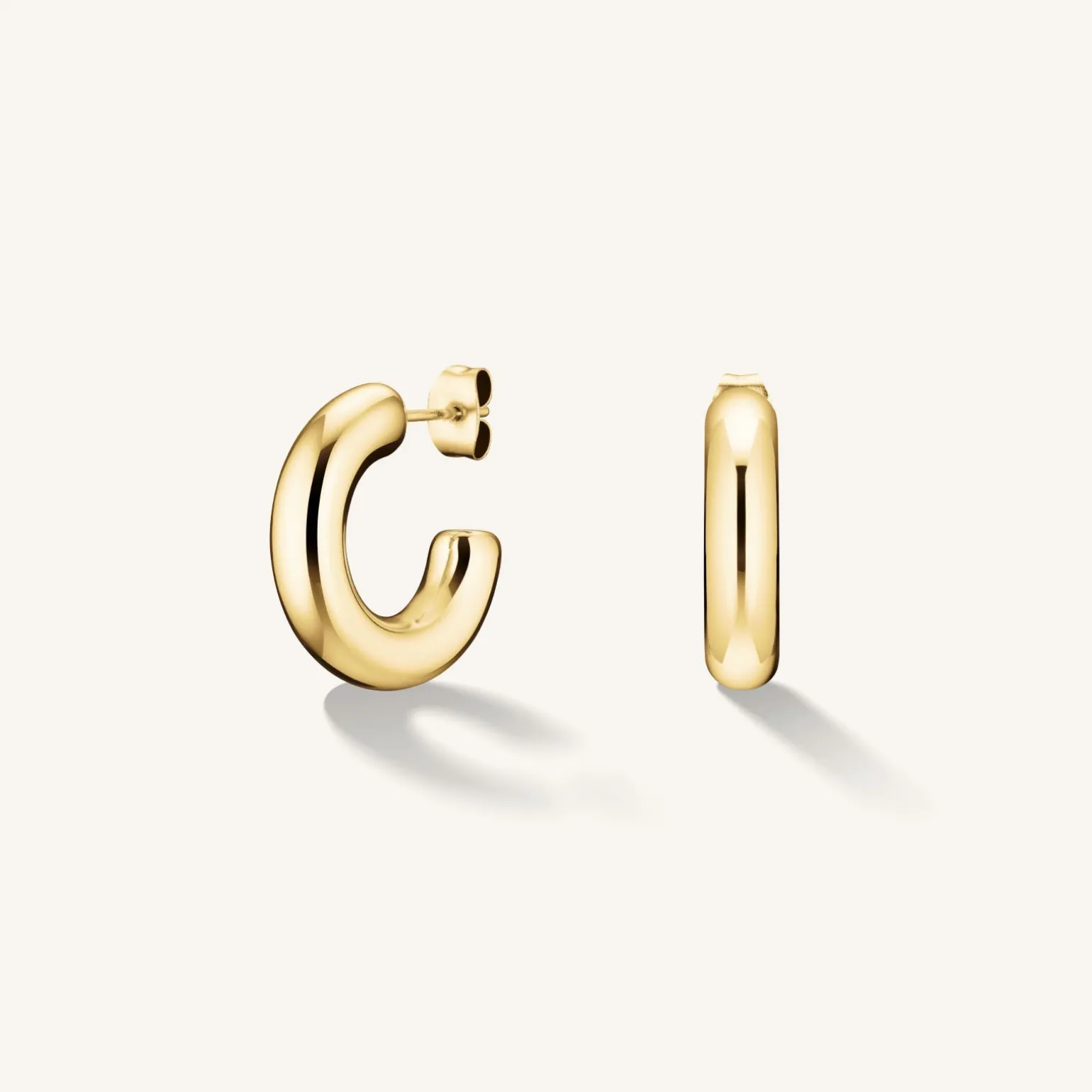 Medium Thick Hoops