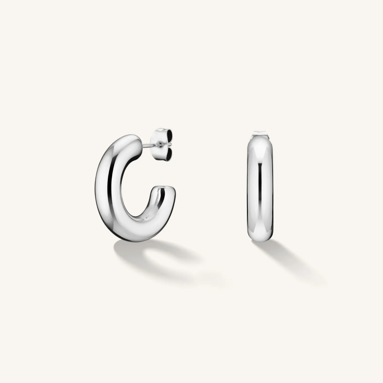 Medium Thick Hoops