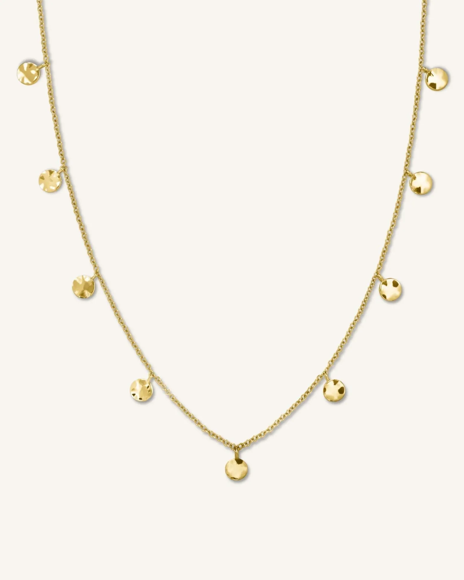Multi Coin Choker Gold