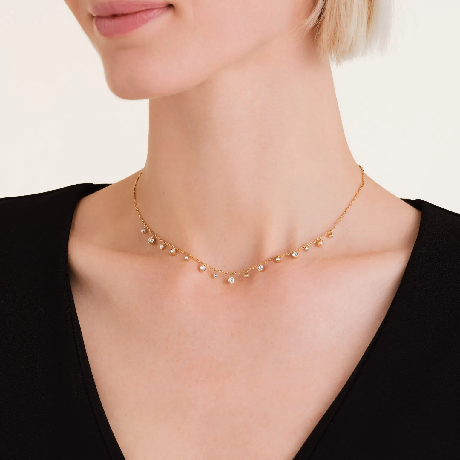 Multi-Crystal Necklace