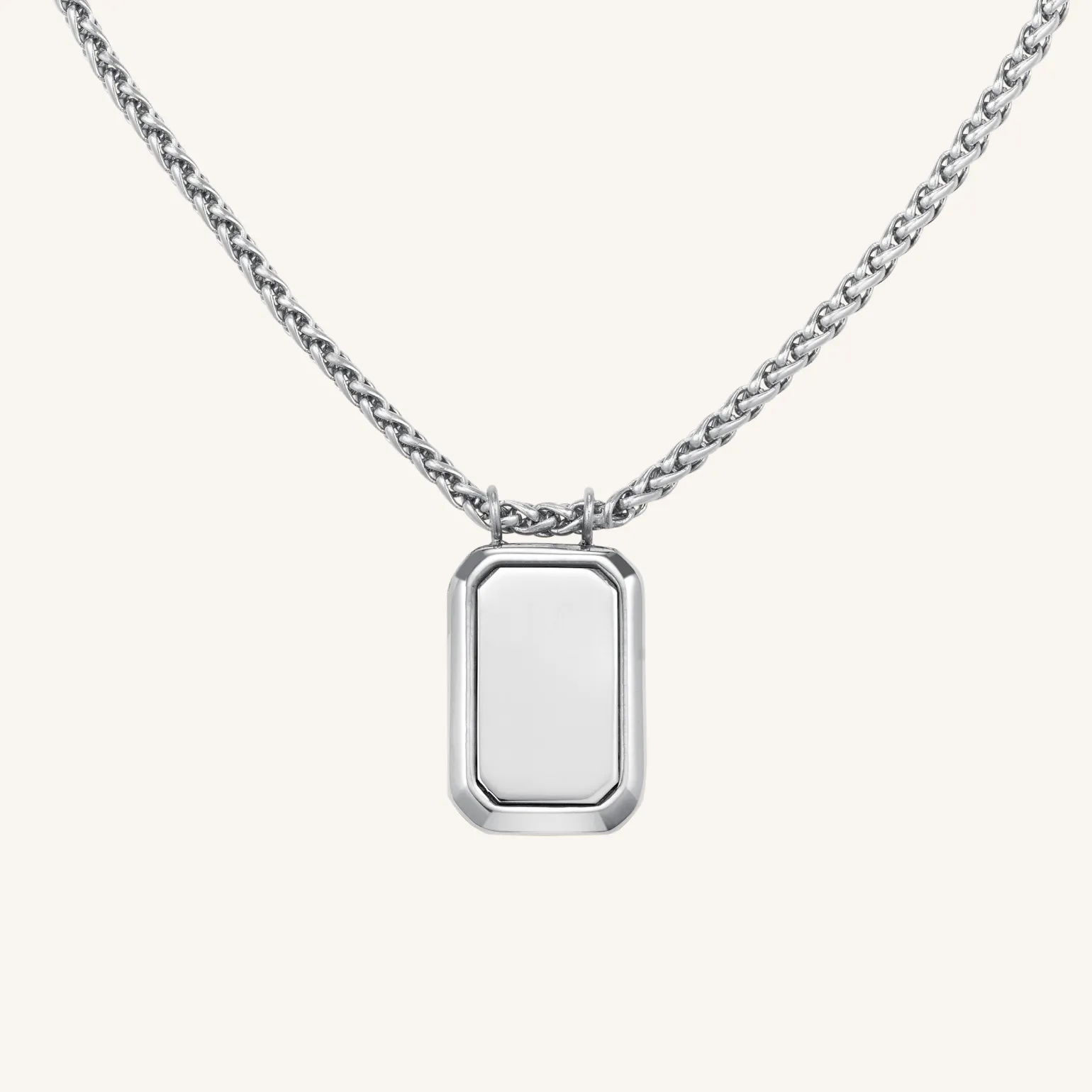 Octagon Pendant Necklace