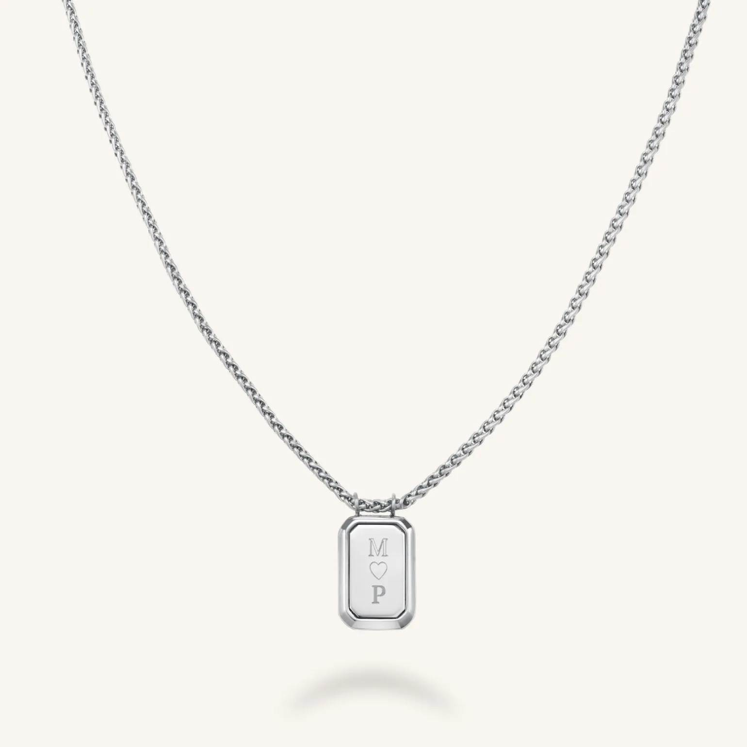 Octagon Pendant Necklace
