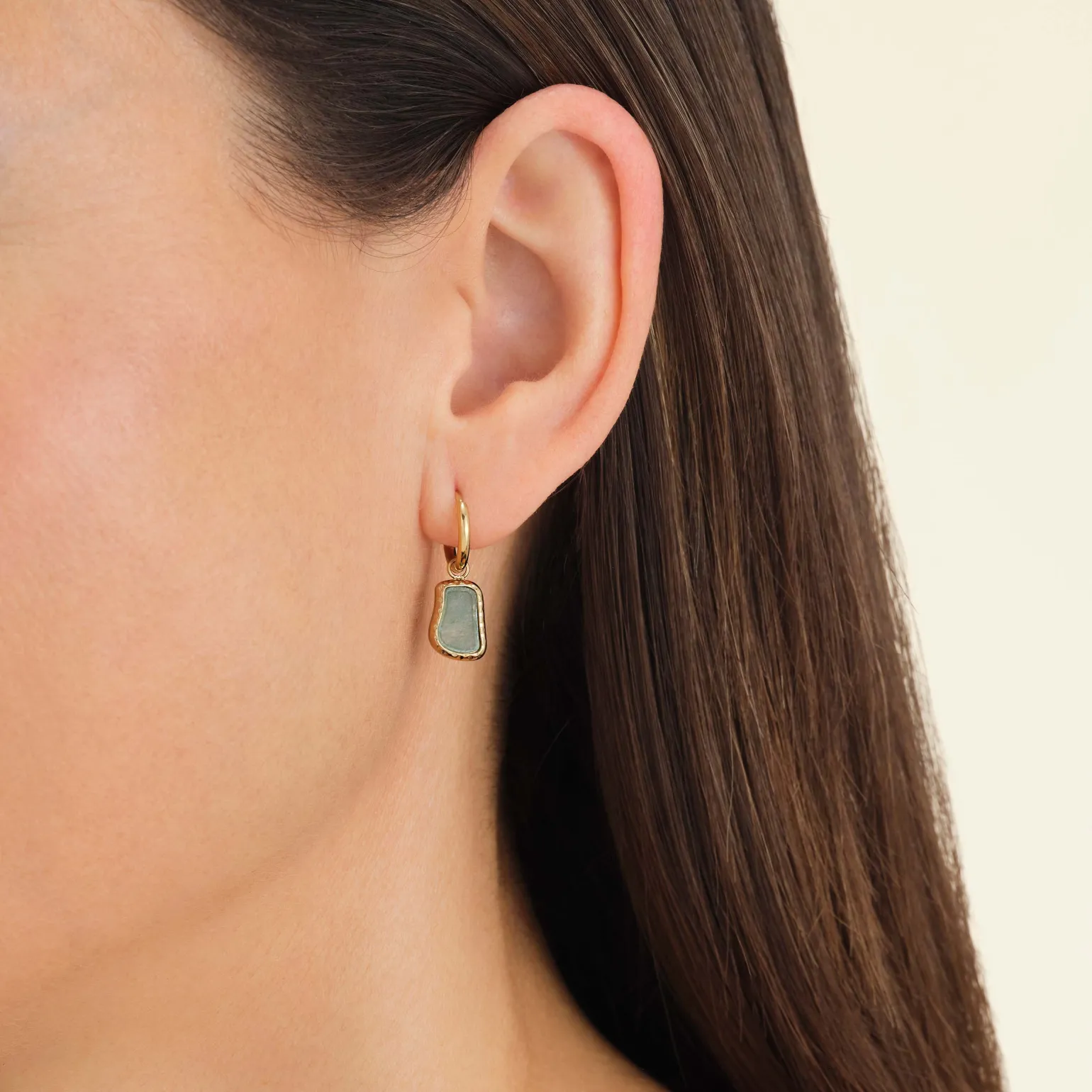 Organic Gemstone Earrings