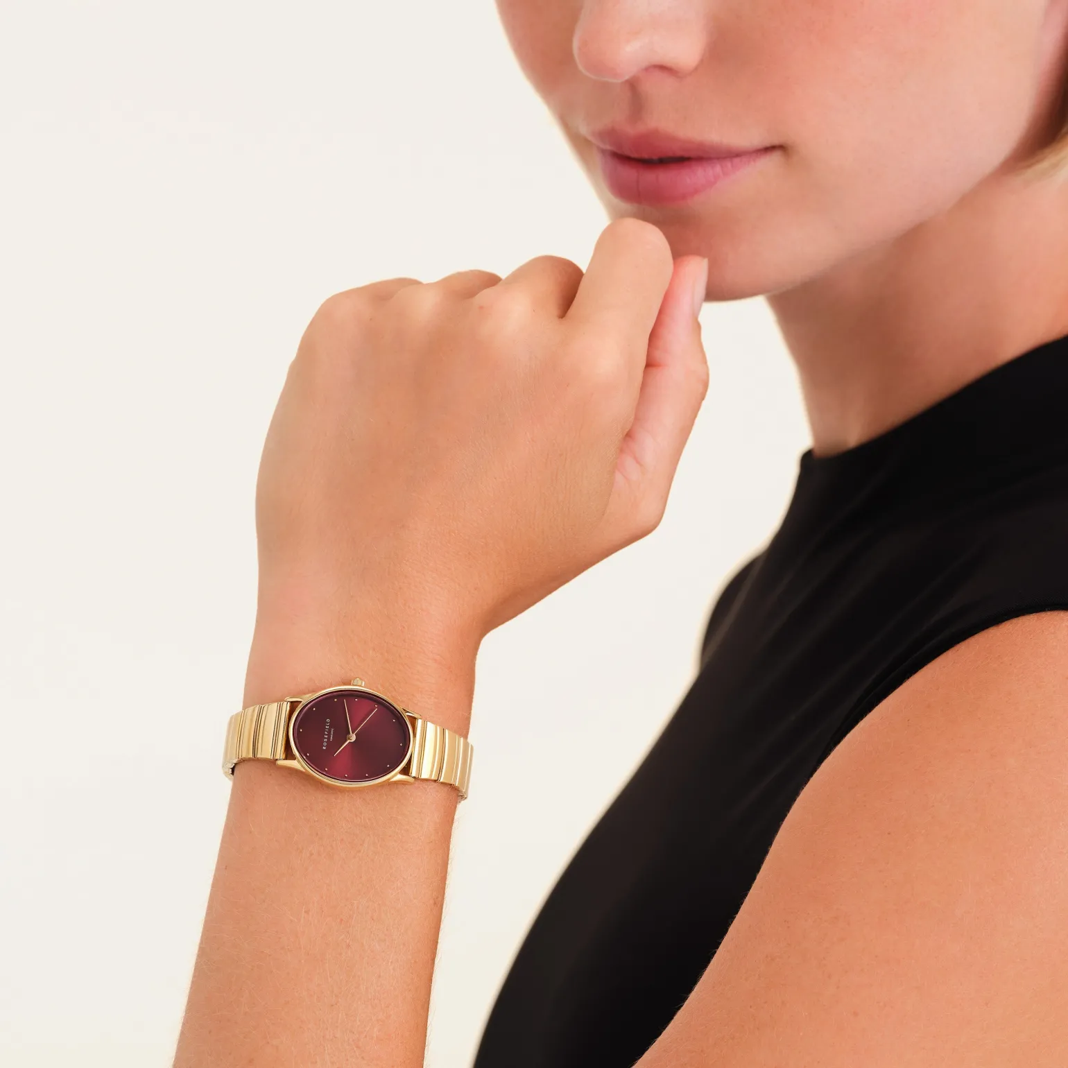 Oval Burgundy