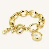 Oval Charm Chain Gold