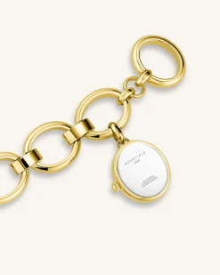 Oval Charm Chain Gold