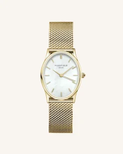 Oval Pearl Gold Mesh