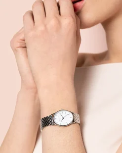 Oval Pearl Silver