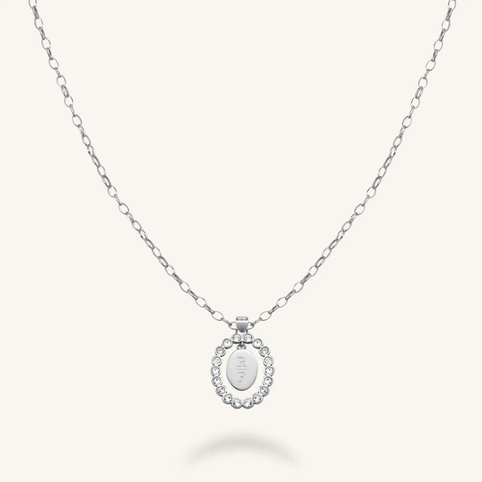 Oval Pendant Necklace