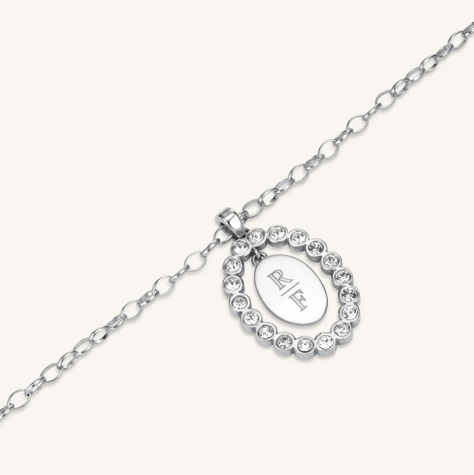 Oval Pendant Necklace