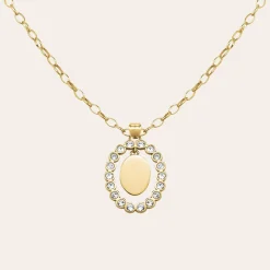 Oval Pendant Necklace