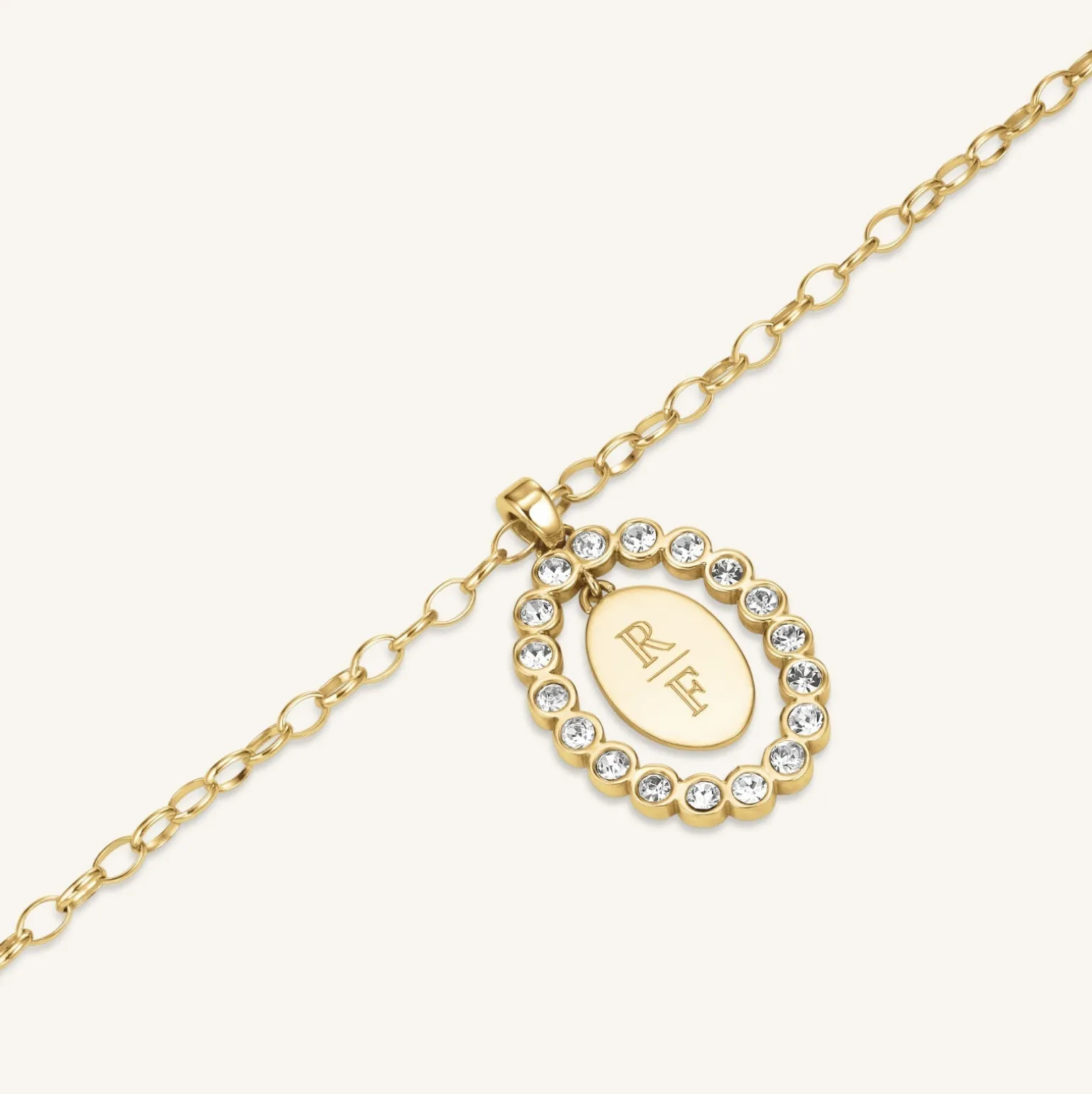 Oval Pendant Necklace