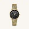 Pearl Edit Mesh Black Gold