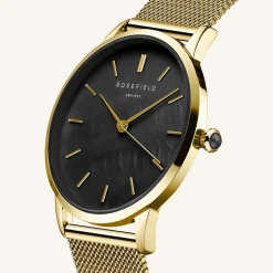 Pearl Edit Mesh Black Gold