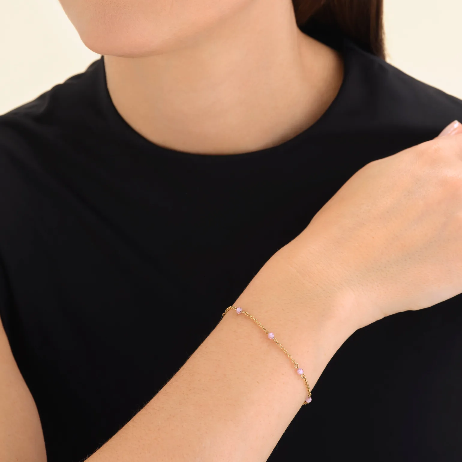 Pink Stone Bracelet
