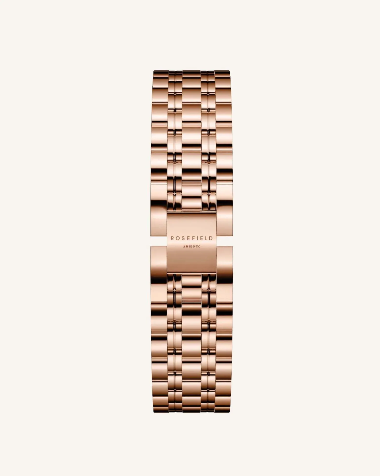Rose Gold Steel Strap