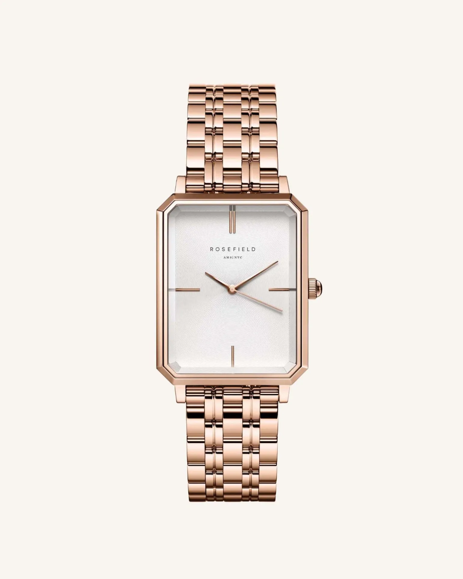 Rose Gold Steel Strap