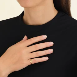 Rosey Pinky Ring