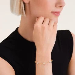Row Hearts Bracelet