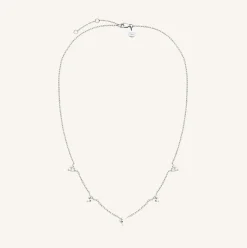 Row Hearts Necklace