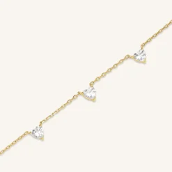 Row Hearts Necklace