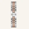 Silver - Rose gold Strap
