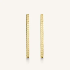 Snake Earrings Gold