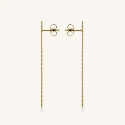 Snake Earrings Gold