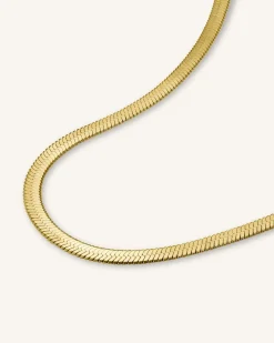 Snake Necklace Gold