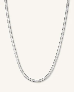 Snake Necklace Silver