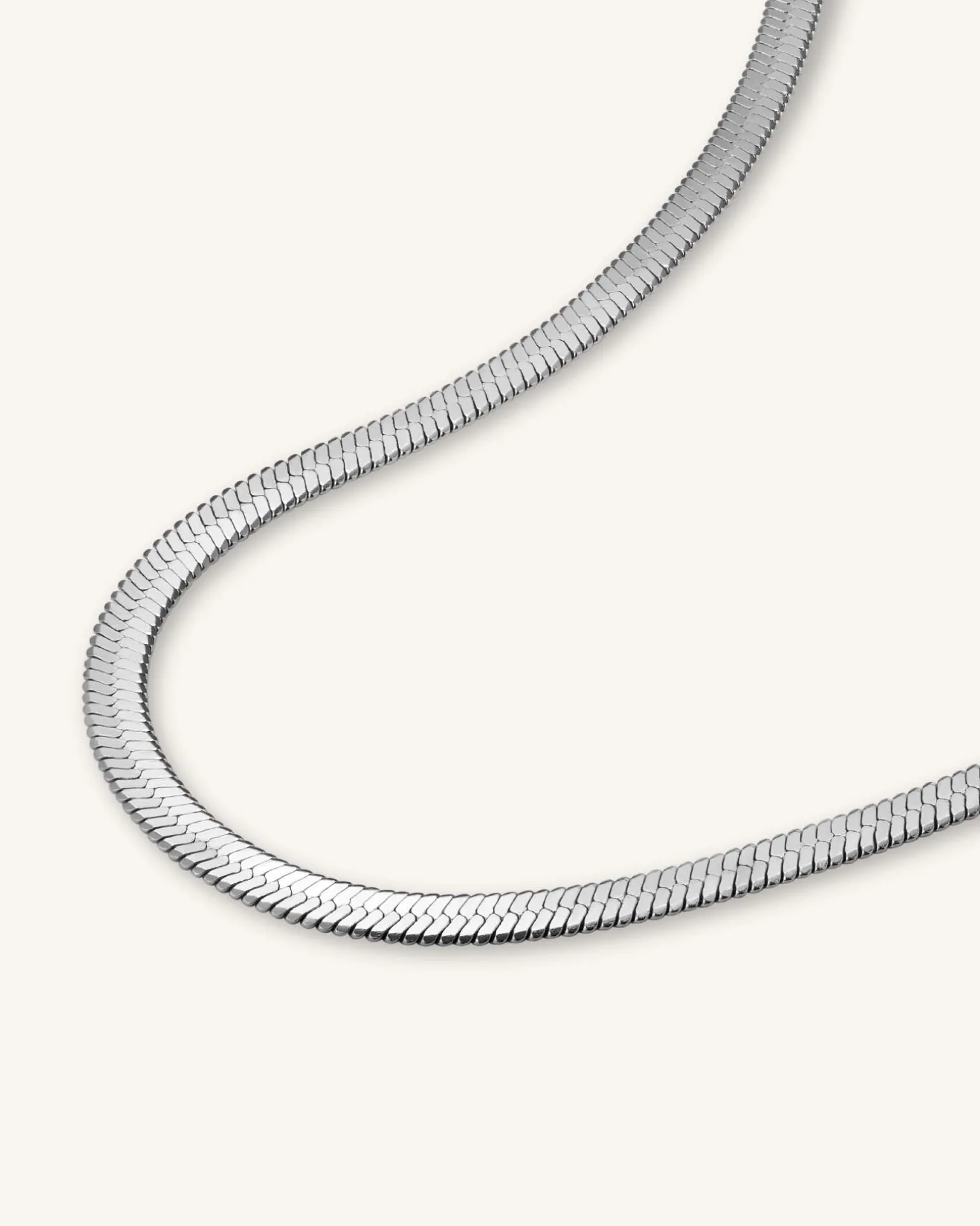 Snake Necklace Silver