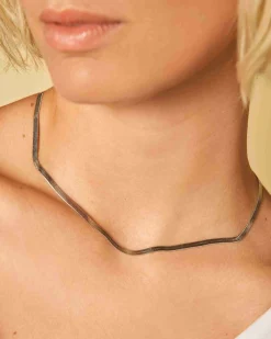 Snake Necklace Silver