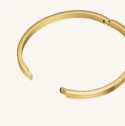 Striped Crystals Bangle