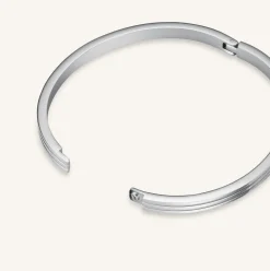 Striped Crystals Bangle