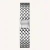 The Oval Silver Steel Strap