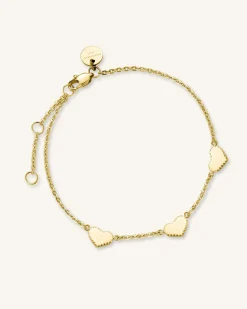 Triple Heart Bracelet