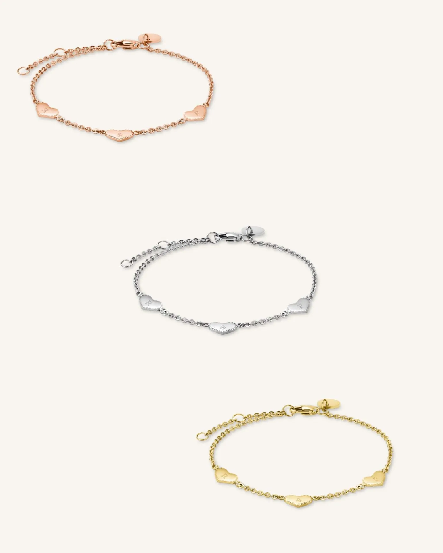 Triple Heart Bracelet