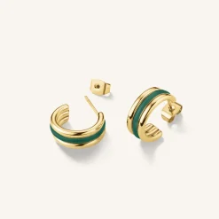 Triple Hoop Emerald