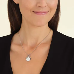 Twisting Coin Necklace
