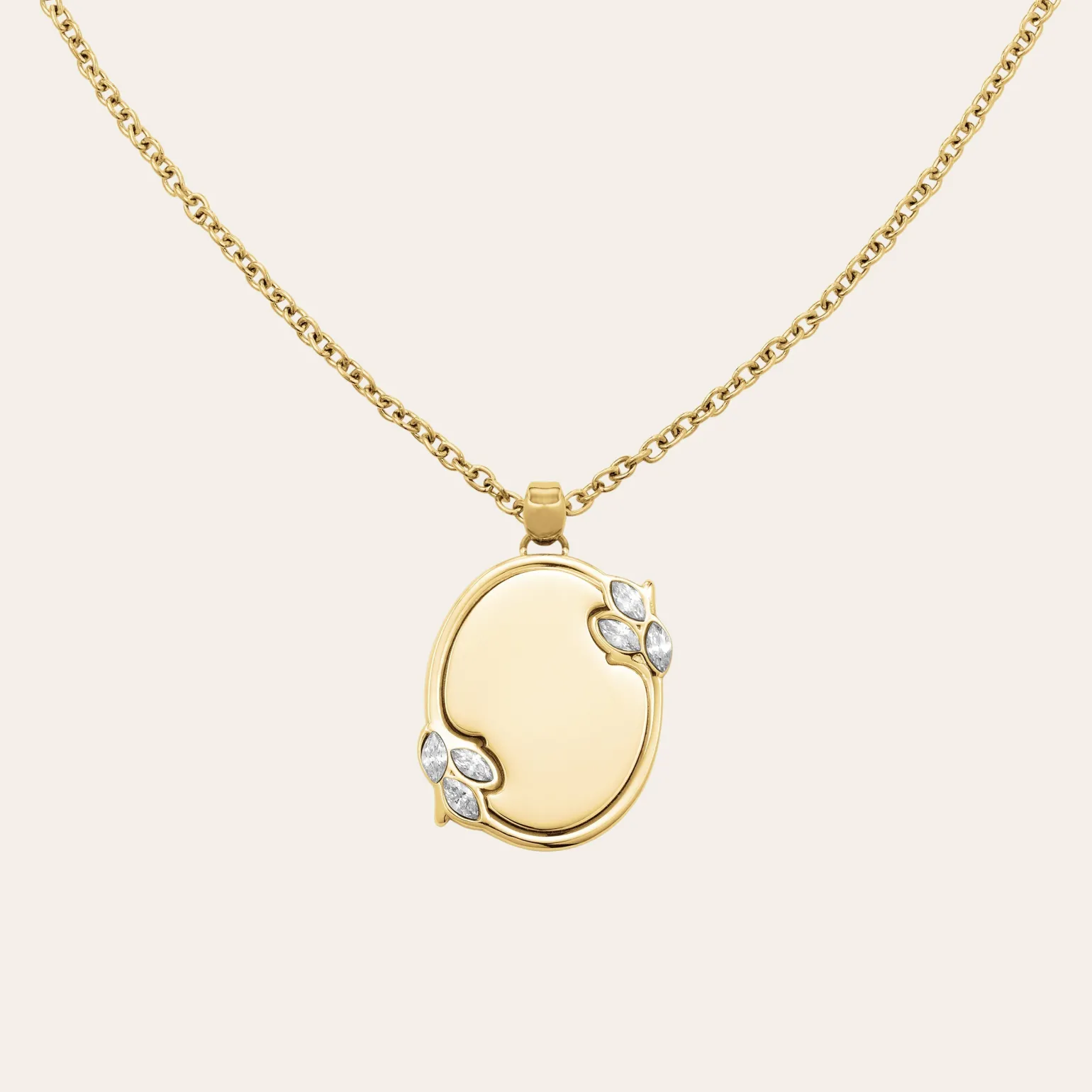 Vintage Oval Necklace