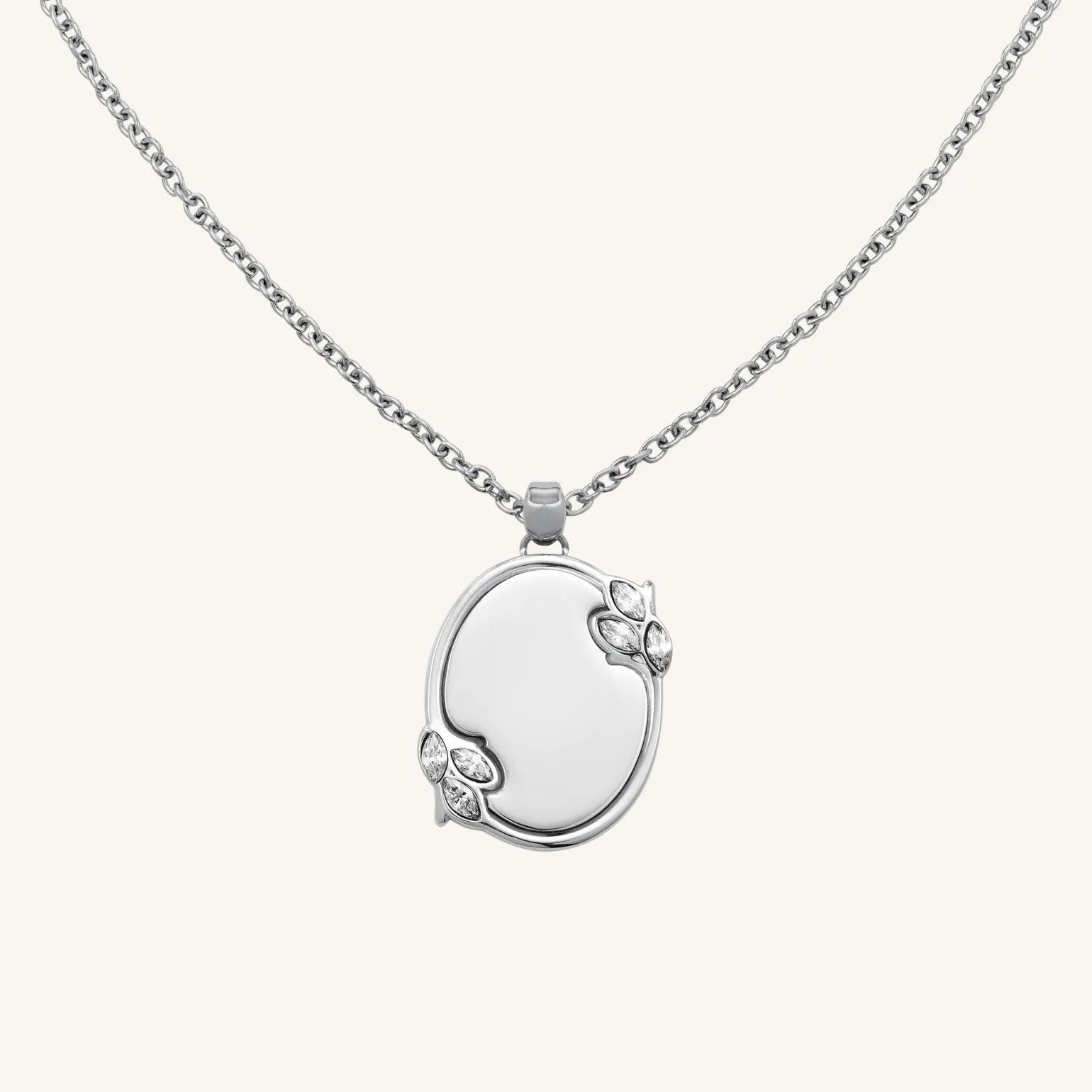 Vintage Oval Necklace